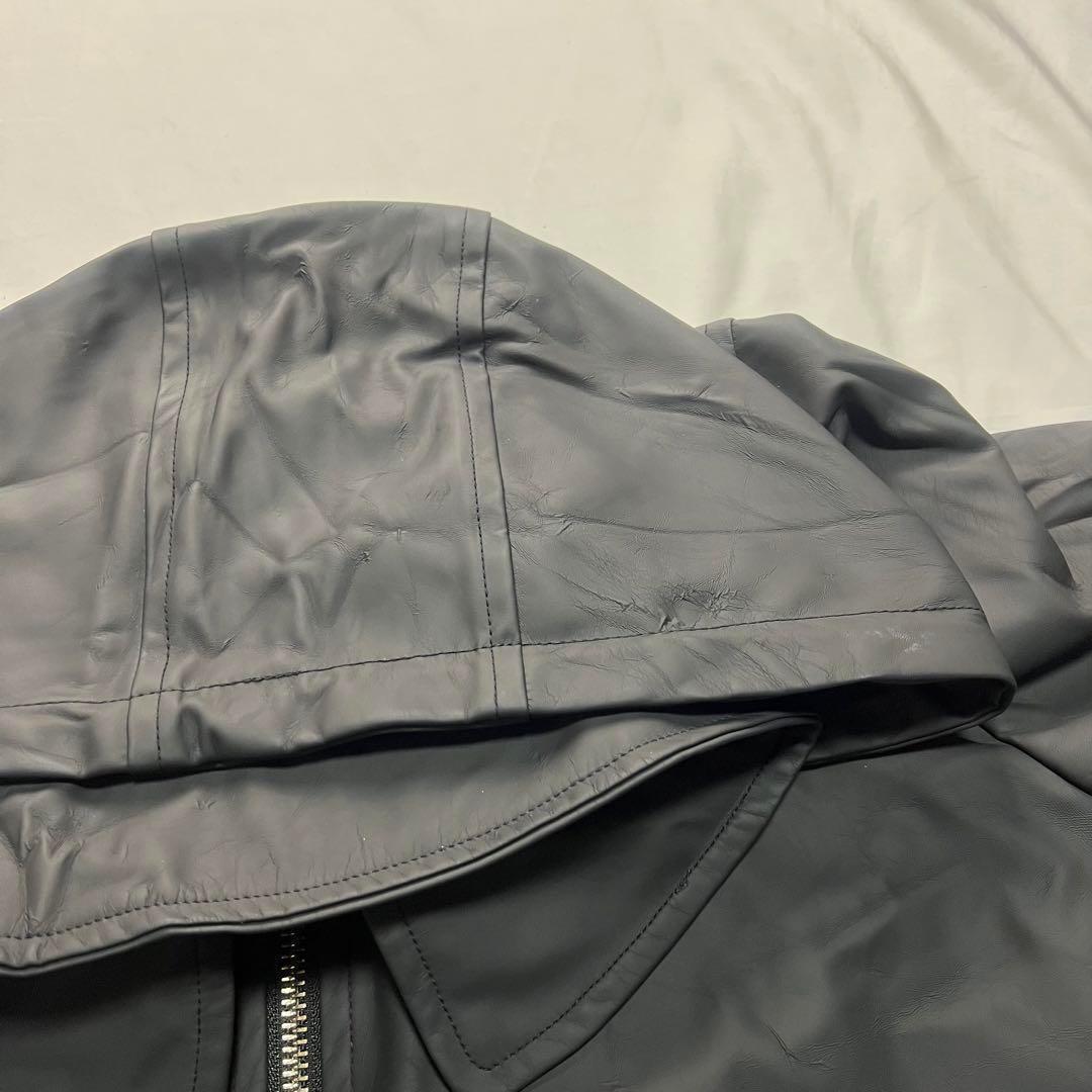 kate spade NEW YORK ナイロンコート ブラック ドット XL レディース