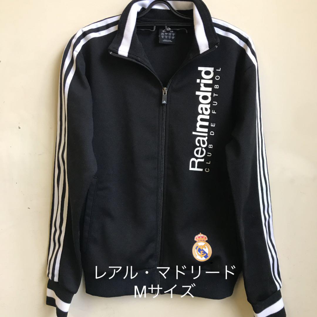 Real Madrid レアル マドリード アディダス ジャージ Mサイズ 黒 メルカリ