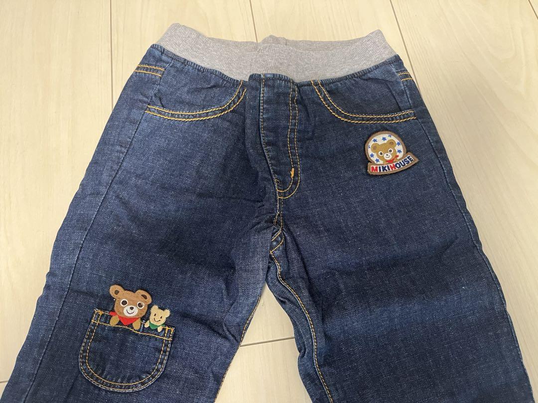 ミキハウス　デニムパンツ120新品B品