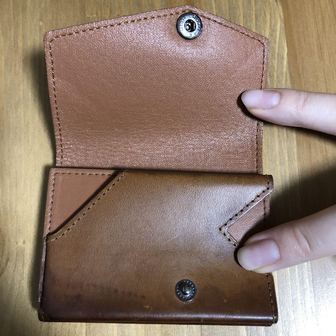 アブラサス abrAsus 小さい財布ブッテーロレザーエディション ブラウン