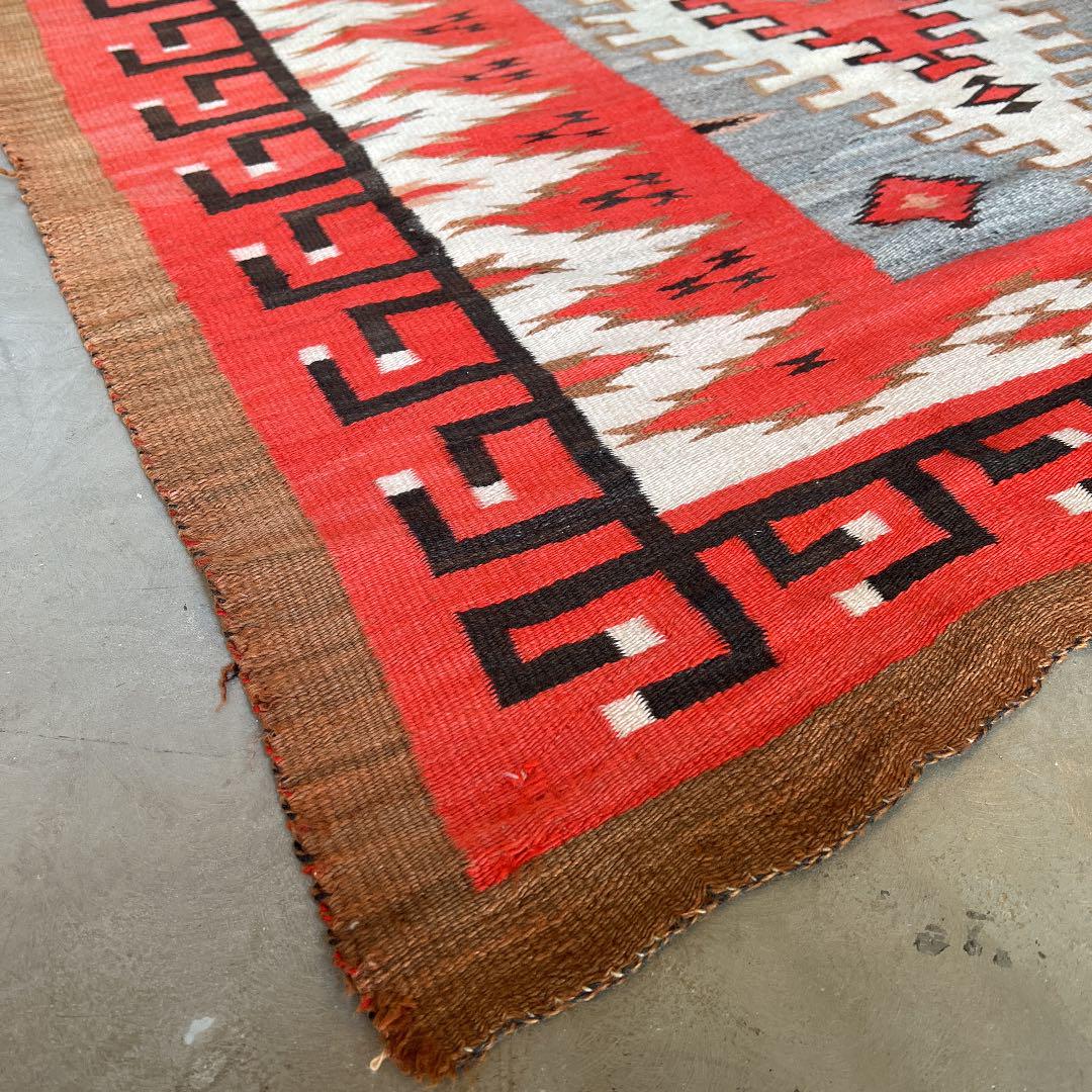 1920' 超レア大型 Antique Navajo Rug ナバホラグブランド 品