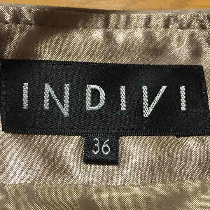 なおさま専用  おまとめ割引用INDIVI スエード風ベージュスカート