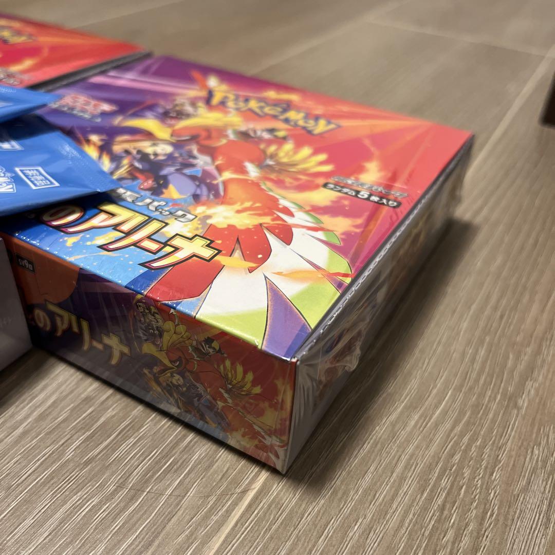 シュリンク付き　熱風のアリーナ 3BOX 新品未開封　ポケモンカード　プロモ