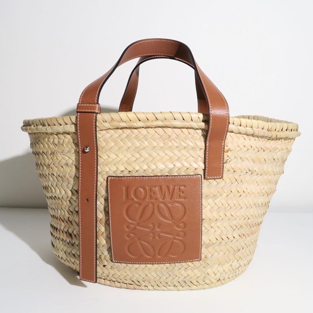 LOEWE バスケットバッグ ミディアム かごバッグ アナグラム