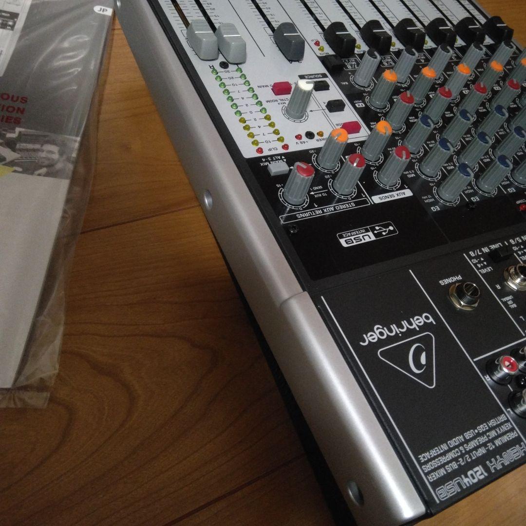 ベリンガー アナログミキサー 12チャンネル XENYX 1204USB