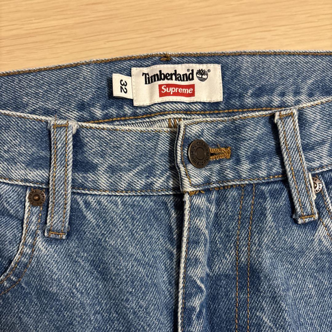 【32インチ】Supreme Timberland ダブルニーペインターパンツ