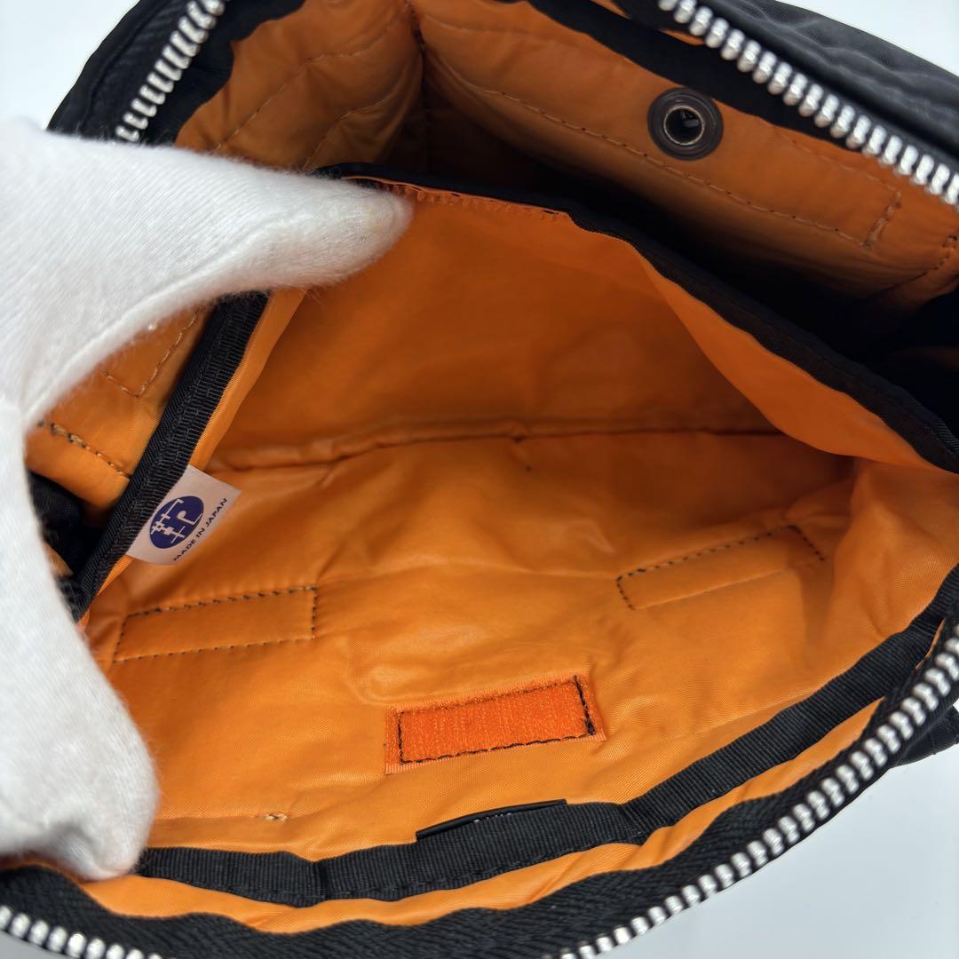 【美品】PORTER ポーター タンカー ショルダーバッグ ミニ ブラック 黒