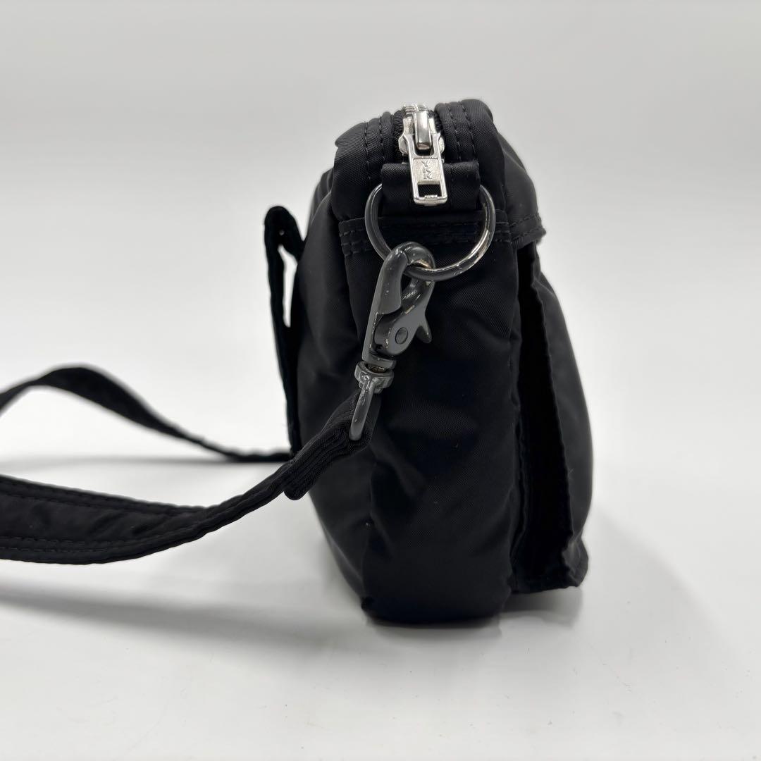 【美品】PORTER ポーター タンカー ショルダーバッグ ミニ ブラック 黒