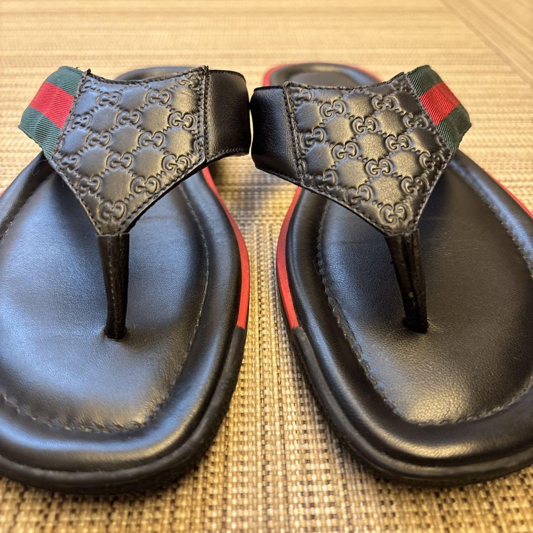 【あんど】GUCCI(グッチ)メンズサンダル【美品】8.5(27.5)