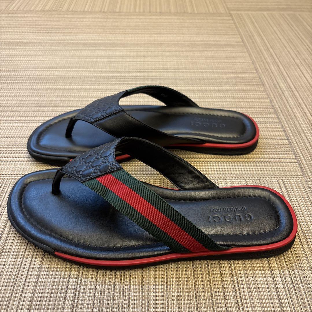 【あんど】GUCCI(グッチ)メンズサンダル【美品】8.5(27.5)