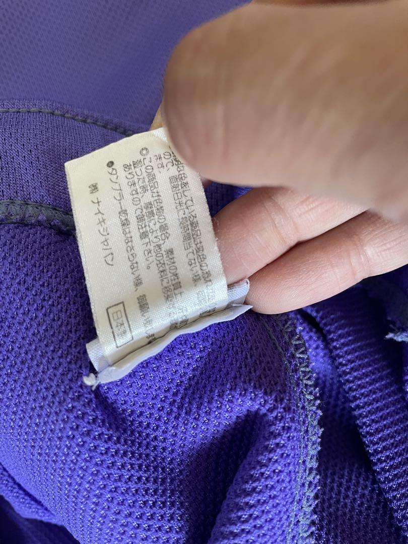 入手困難 90s NIKE セットアップ 刺繍ロゴ パープル XL - メルカリ
