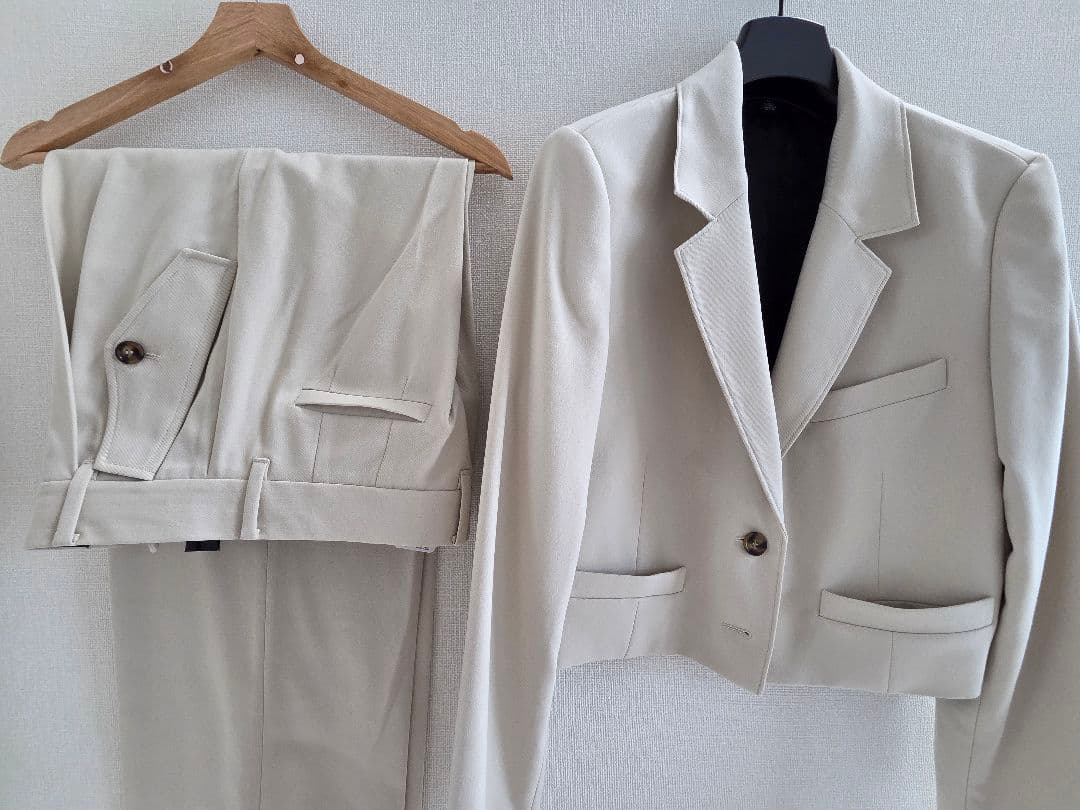 【新品】COACH クロップドブレザー／テーラードパンツ (セットアップ)