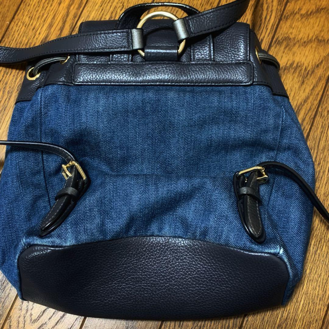 【美品】希少COACH コーチ 　ミニリュック　デニム バックパック