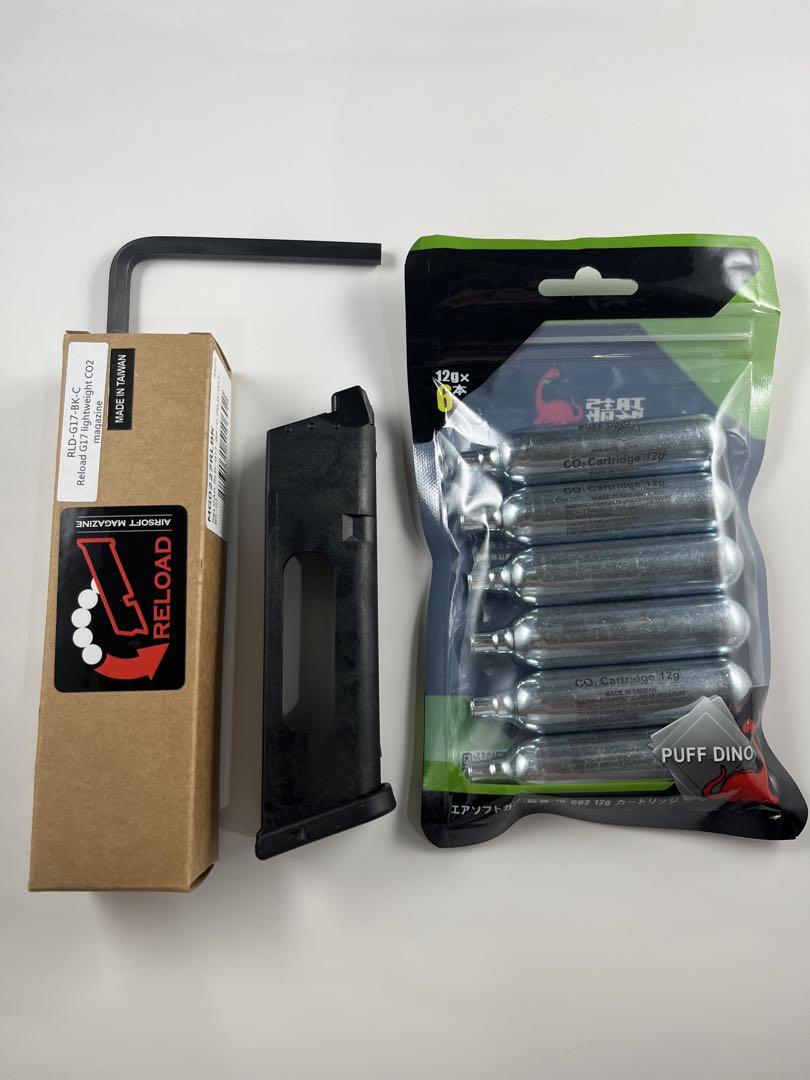 RELOAD / リロード RLD-G17-BK-C VFC G17 Co2マガジン（軽量版
