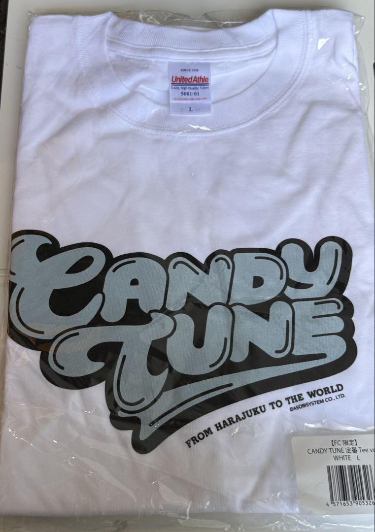 CANDYTUNE FC限定ツアーtシャツ　XL 新商品】 CANDY TUNE 定番Tシャツ XLサイズ 夏しかサマー - メルカリ