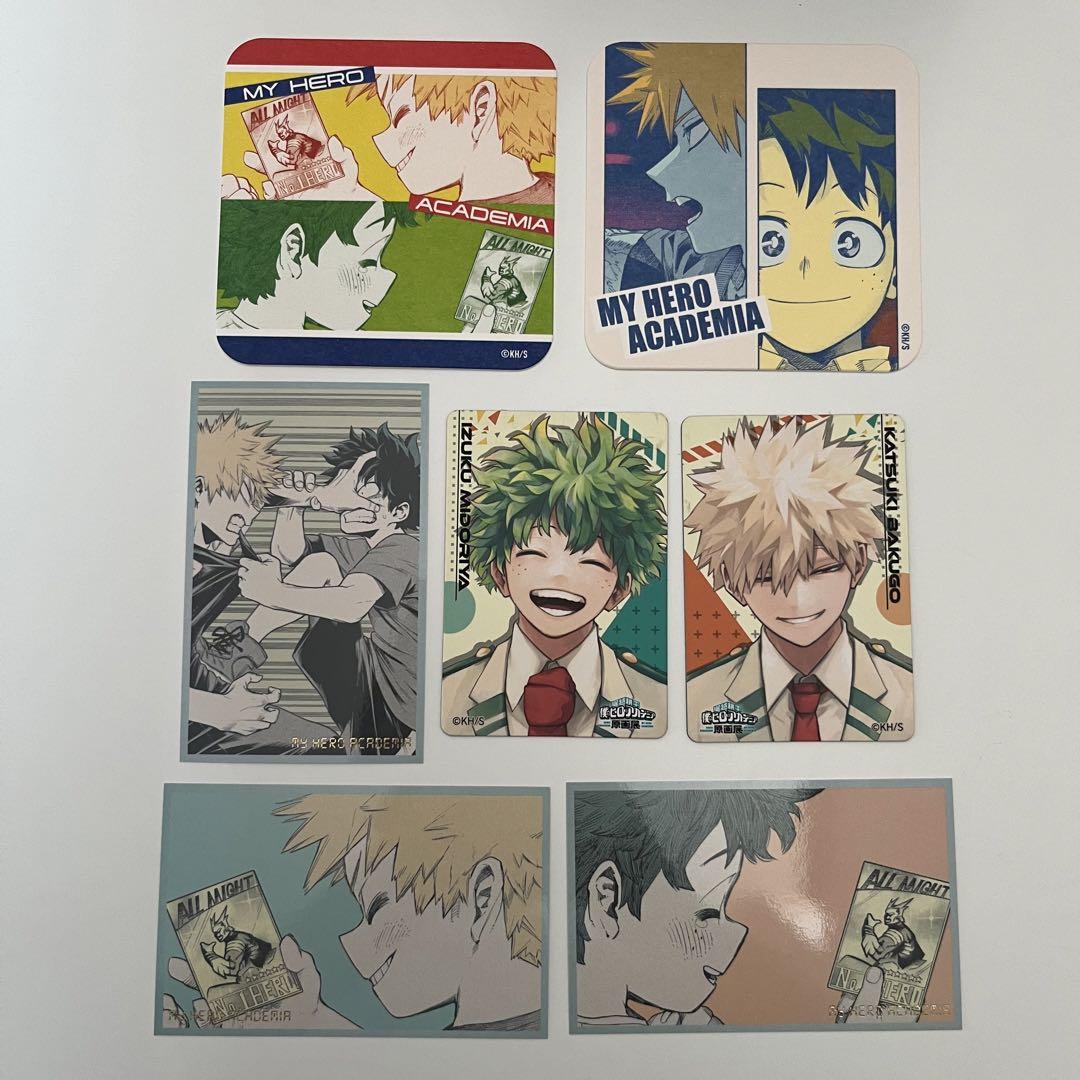 僕のヒーローアカデミア 原画展 緑谷出久 爆豪勝己 セット