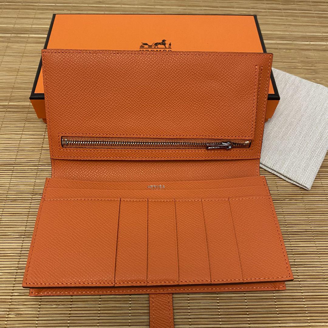 ⭐HERMES⭐エルメス ベアンスフレ 長財布 オレンジブラウン - メルカリ ⭐HERMES⭐エルメス ベアンスフレ 長財布 オレンジブラウン - メルカリ