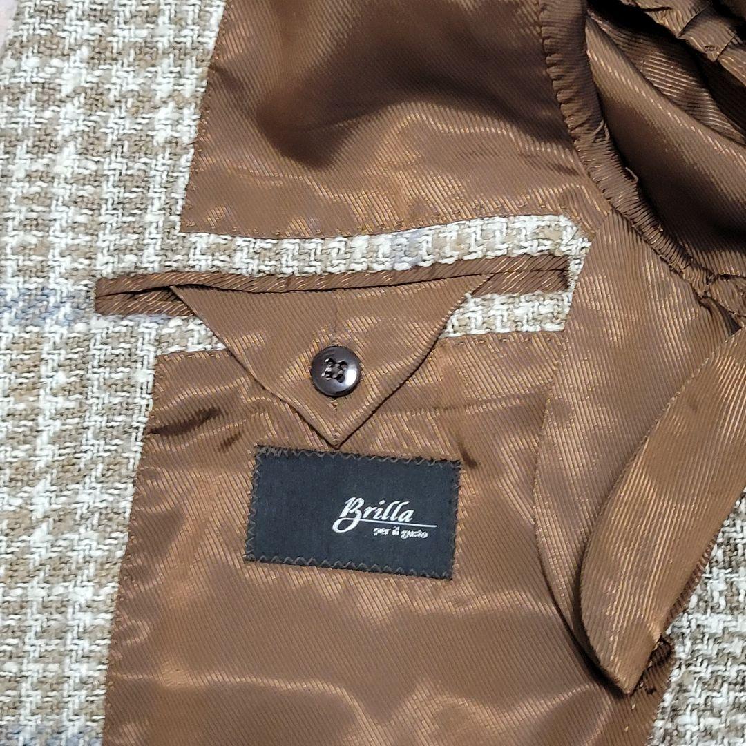 美品　44 ブリッラペルイルグスト　サマーツイードジャケット Brilla per il gusto（ブリッラ ペル イル グスト）のジャケット