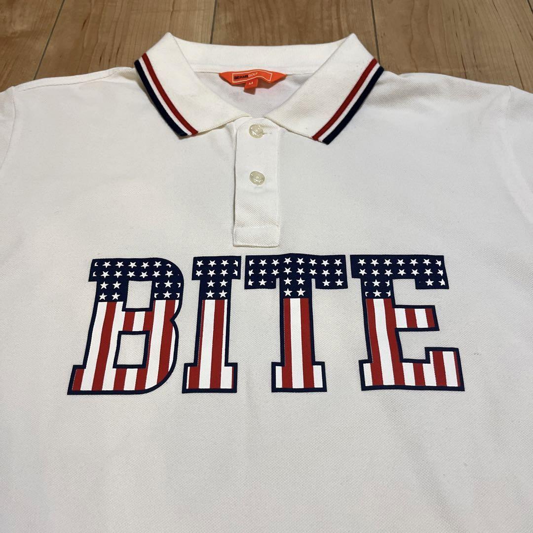 美品　BEAMS GOLF ビームスゴルフ　ゴルフポロシャツ　M BEAMS GOLF ビームスゴルフ ゴルフ ポロシャツ メンズ サイズ M