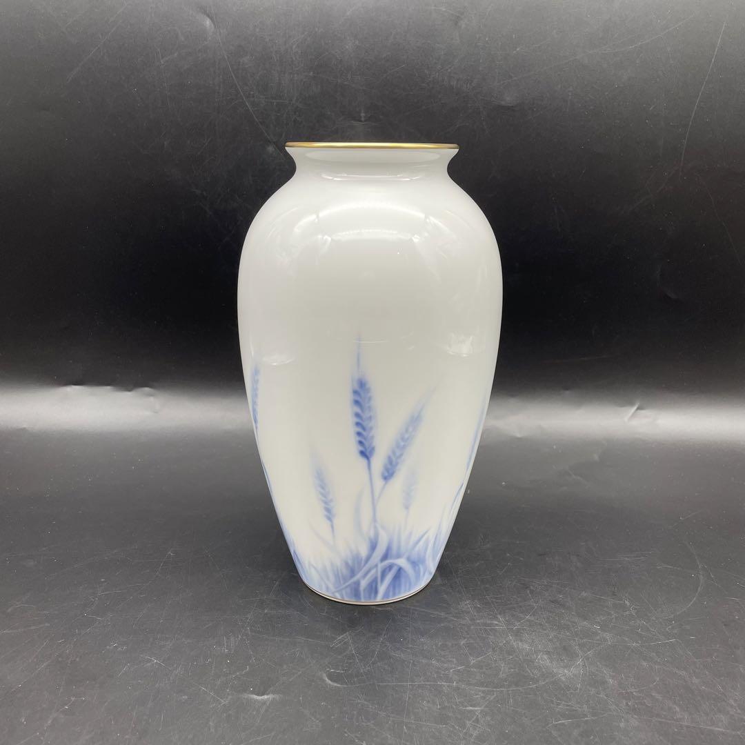 大倉陶園　花瓶　麦　133
