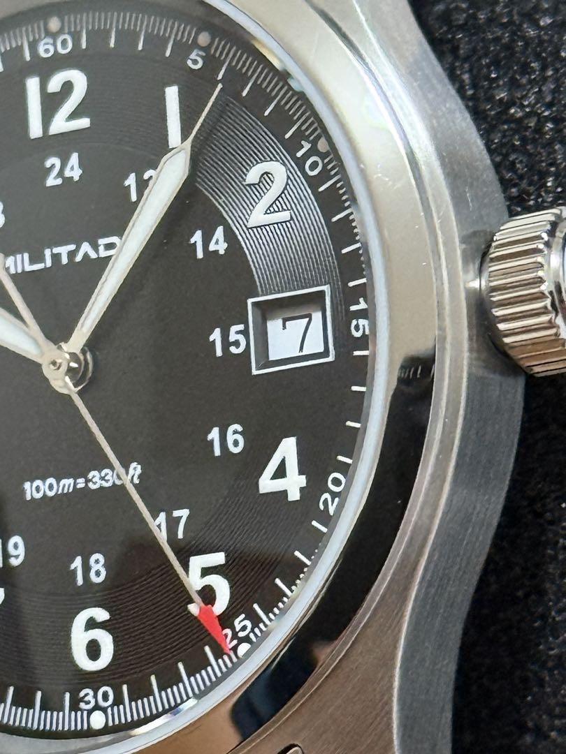 新作・新品】Militado ML08 クォーツ　腕時計　38㎜　サファイヤ