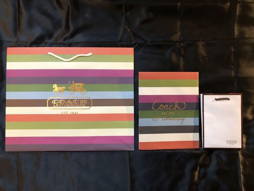 【COACH】P3 ブランドショッパーバック3種セット未使用品！