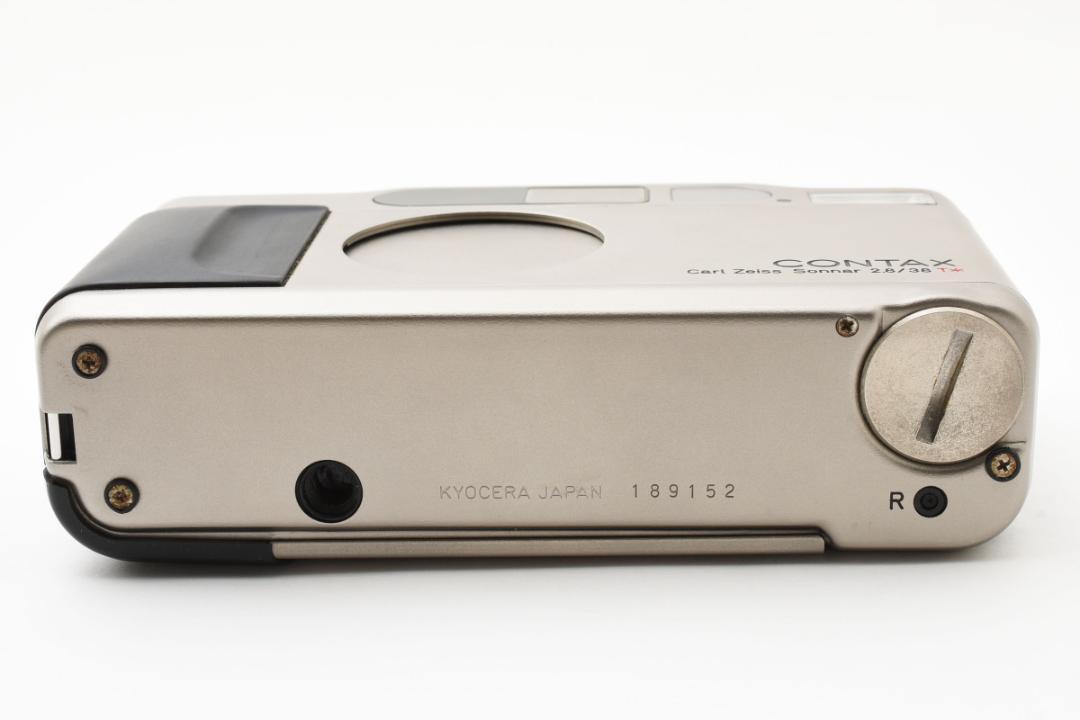 動作確認済み【美品】Contax T2 Titan Silver #355 Contax T2 Titan Silver 35mm Point & Shoot Film Camera JAPAN