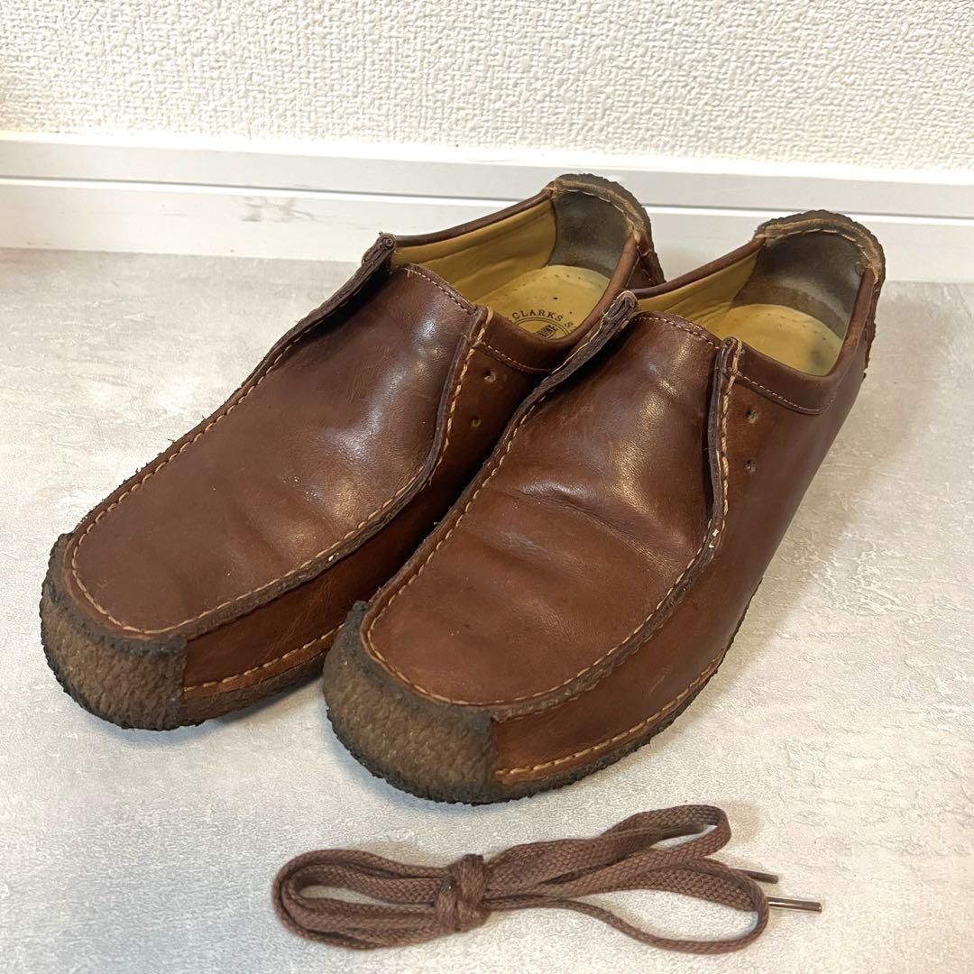 未使用 極美品✨クラークス ナタリー　ダークブラウン/クレープソール　ワラビー Clarks - クラークス ワラビー ダークブラウン クレープソール