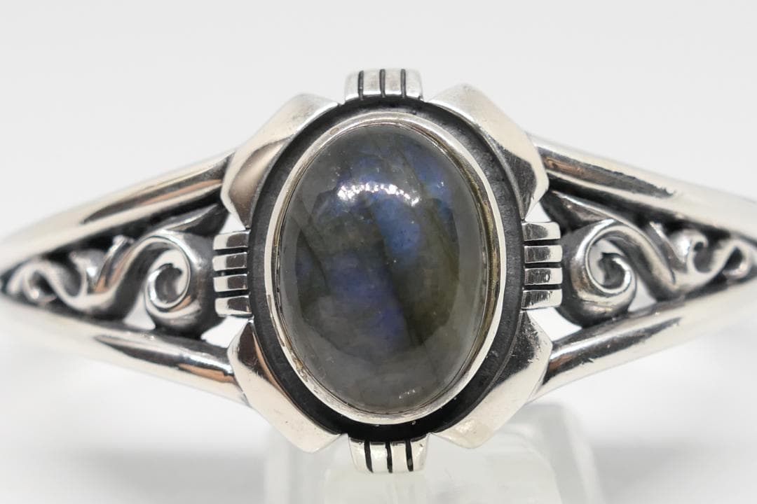 美品 SAAD サード ラブラドライト 2 アラベスク バングル - 通販