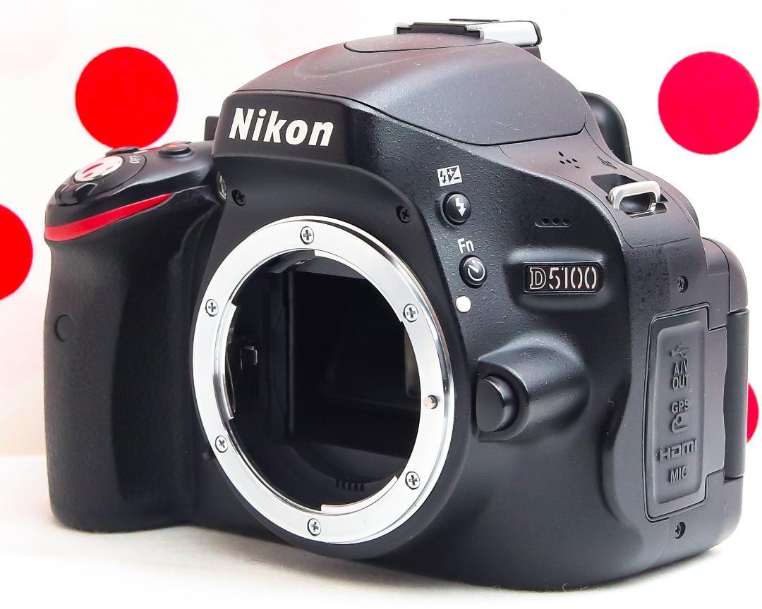 ニコン Nikon D5100❤スマホ転送OK❤一眼レフカメラ❤自撮りができる