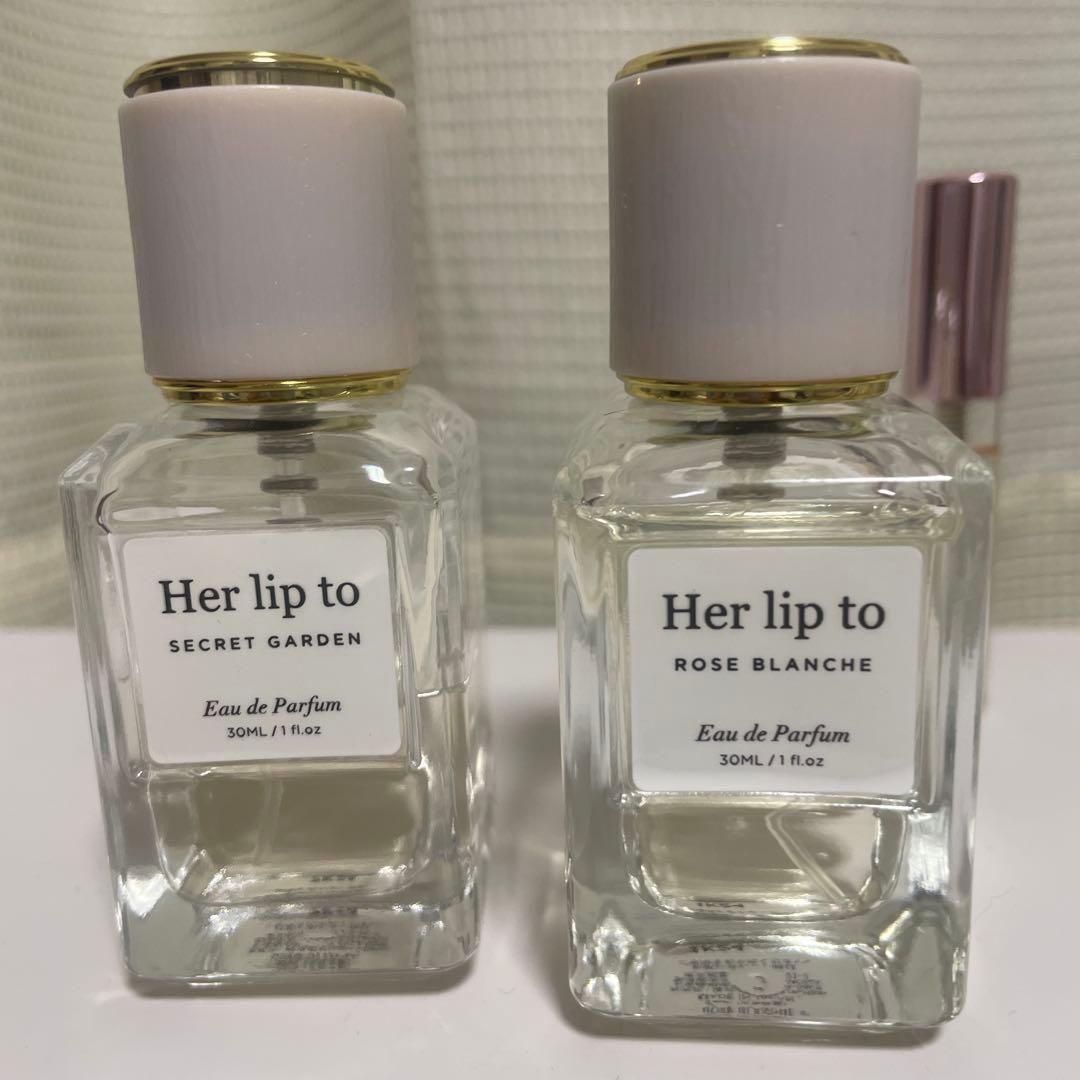 Her lip to SECRET GARDEN ROSE BLANCHEHerlipto