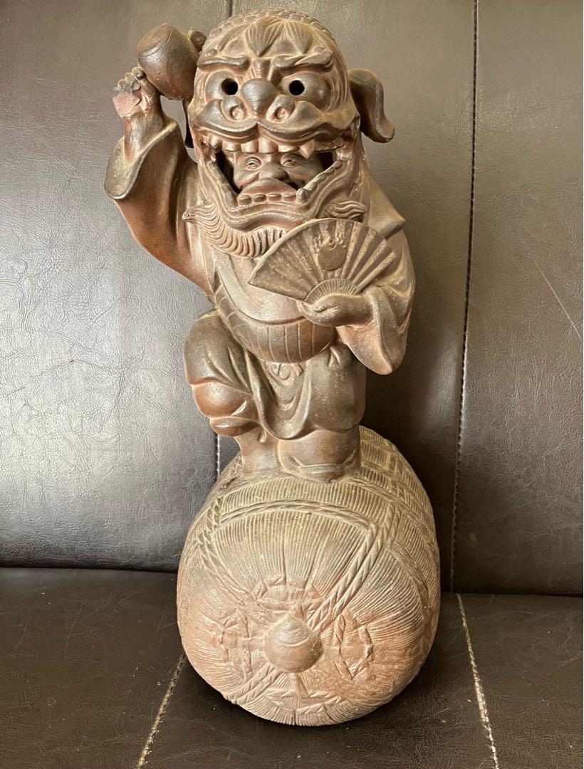獅子舞 置物】大黒天 獅子被り 縁起物 七福神 インテリア