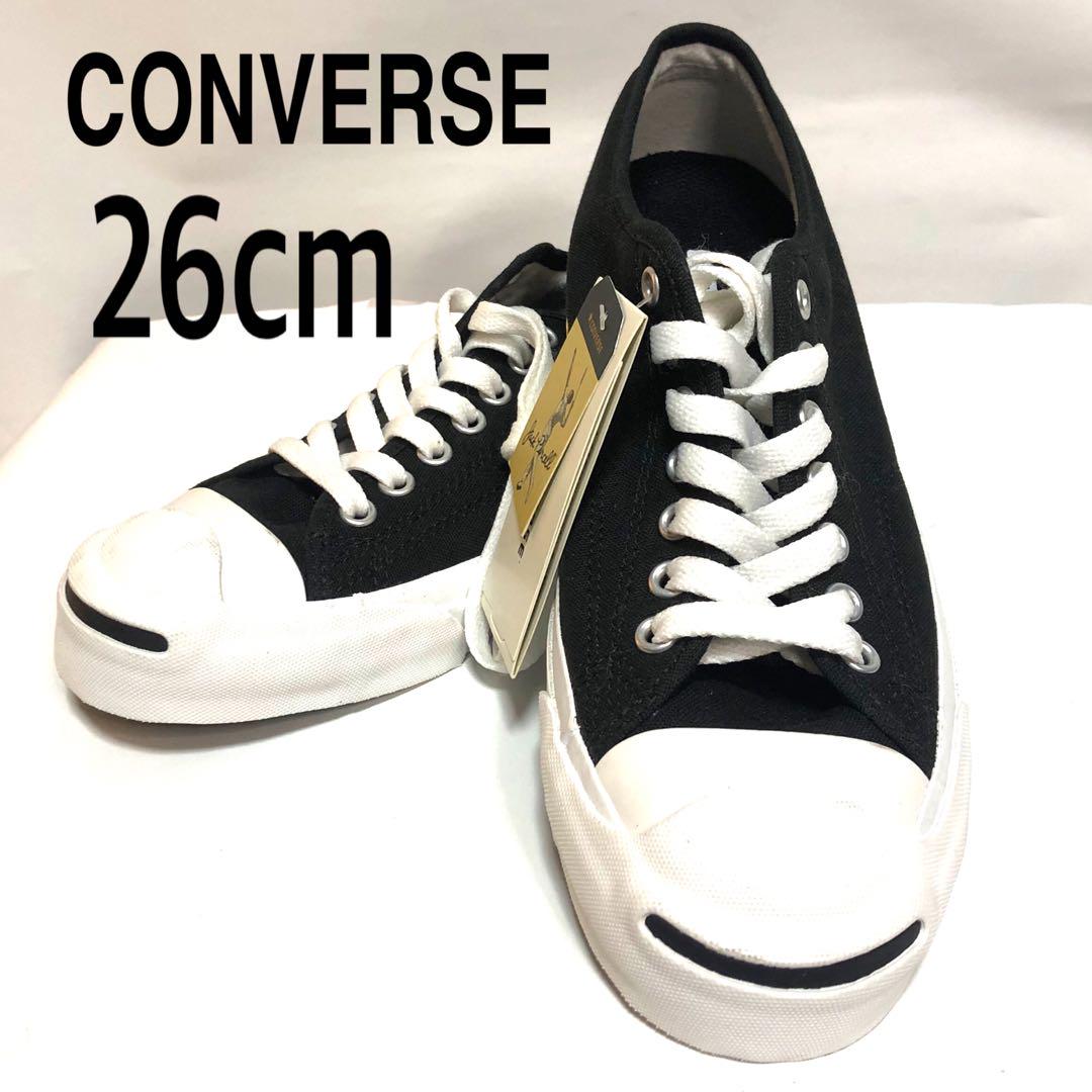 新品未使用　Converse Jack Purcell コンバース　黒 26