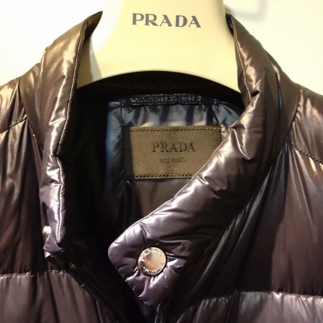 【新品同様】 PRADA プラダ ダウンジャケット ブラック 44 46 XS