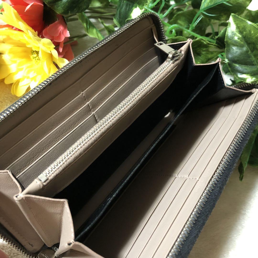 ☆YTAMba-ba☆美品　イヴサンローラン　長財布　ラウンドジップ