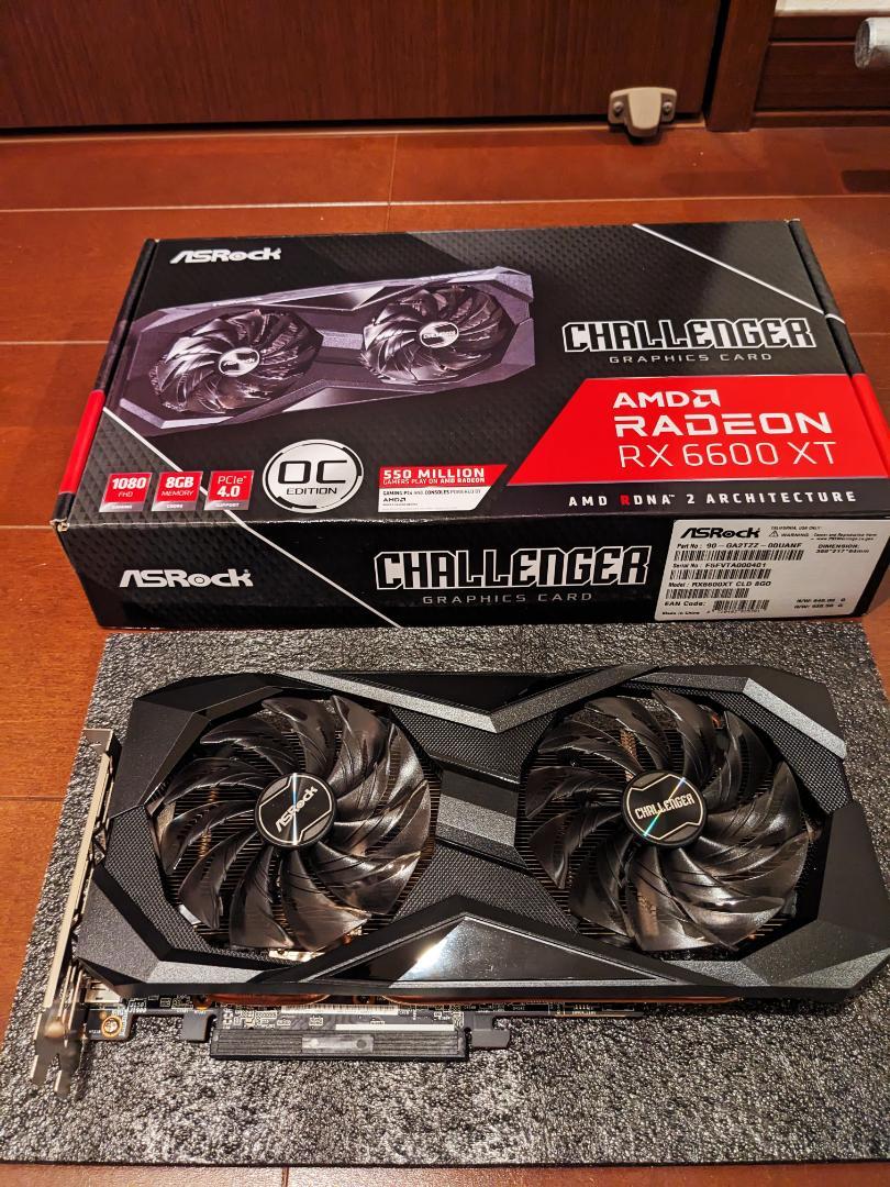 Radeon RX 6600 XT Challenger D 8GB OC 美品