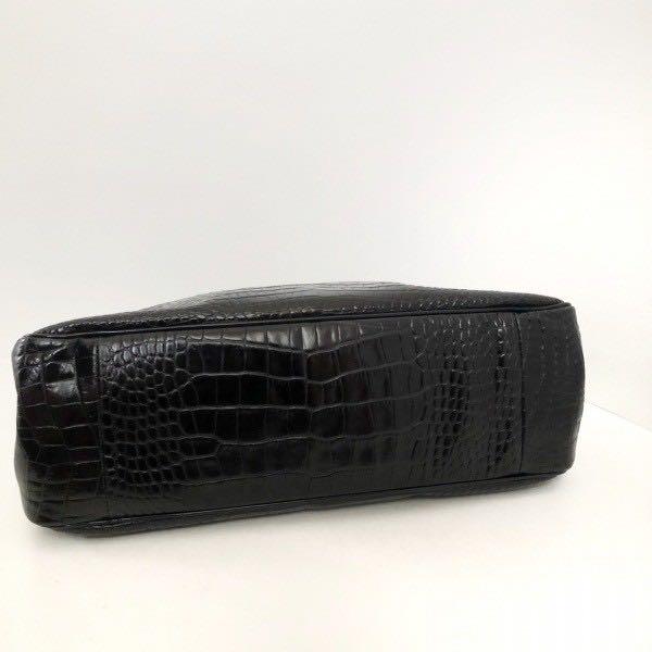 PROTO トートバッグ A4収納可 クロコ型押し 本革 LEATHERSレザー 