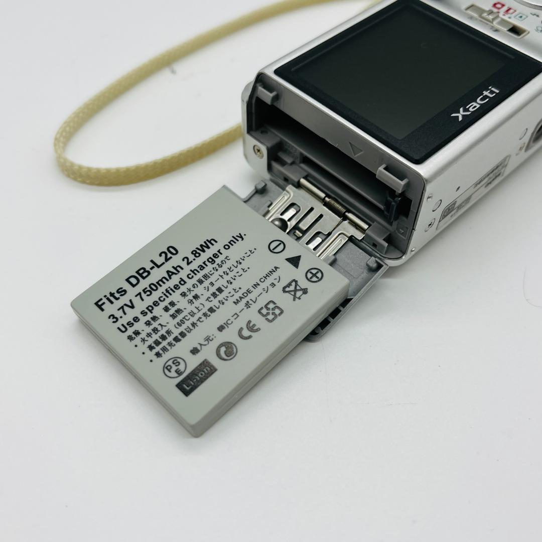 動作確認済】美品 SANYO Xacti DSC-J4 新品互換バッテリー