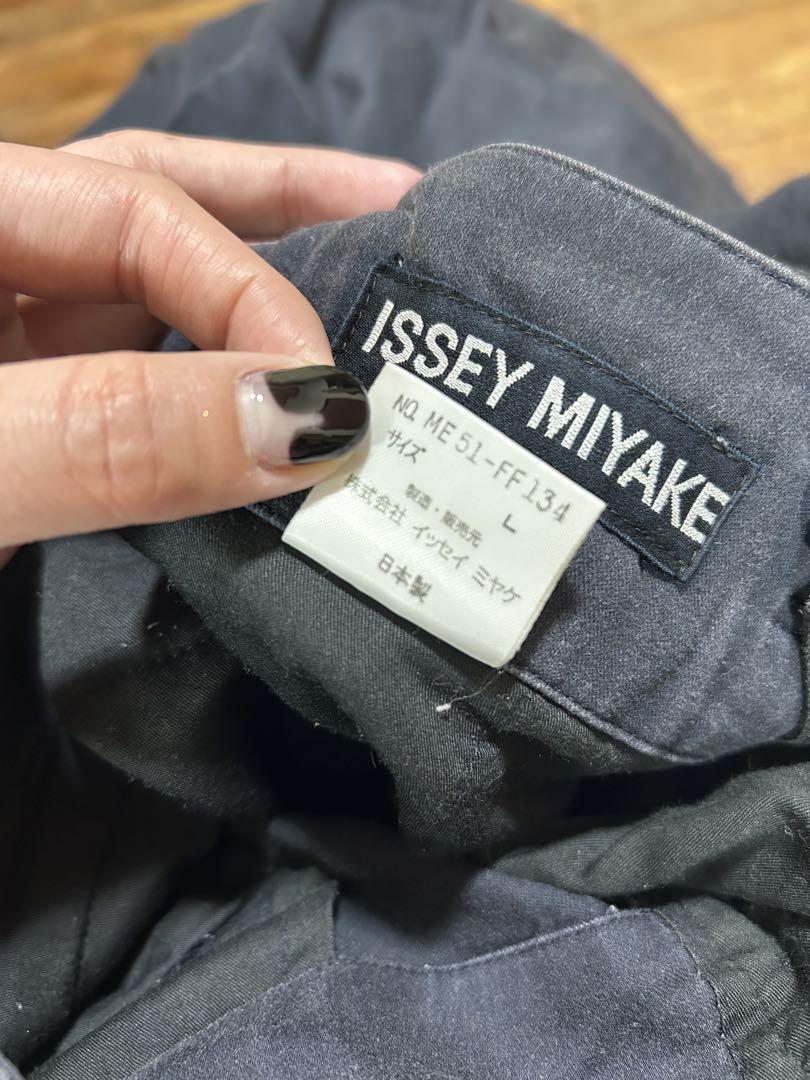 ネイビー ワイドパンツ ベルト付き