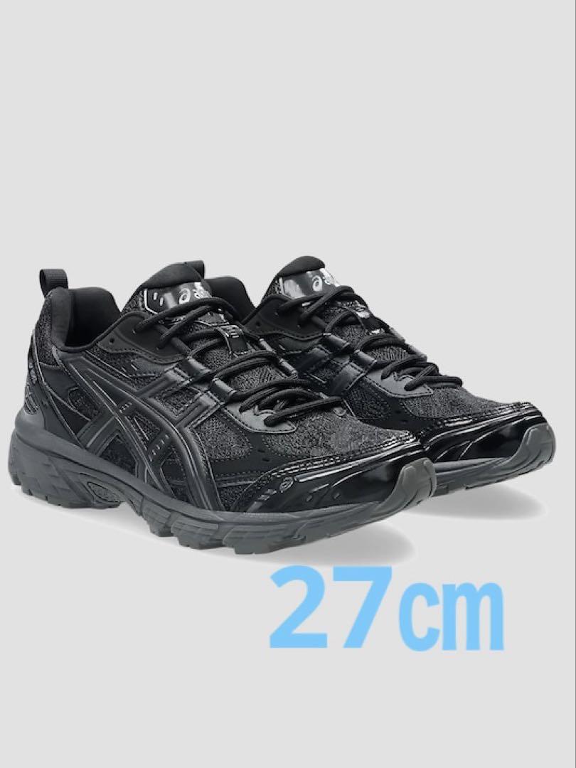 アシックス asics 1度のみ使用GEL-NUNOBIKI 黒27㎝