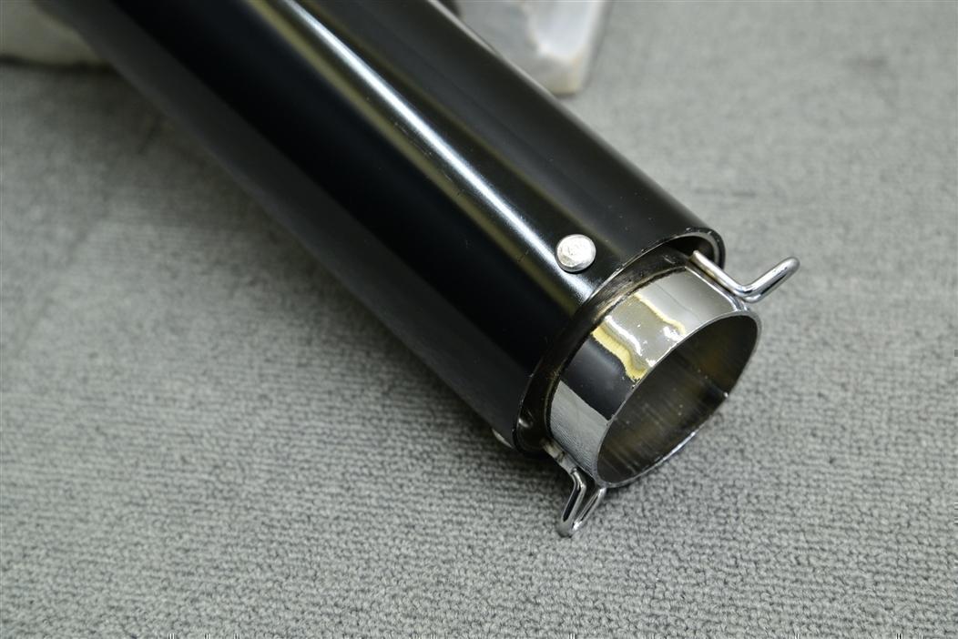 限定1ヨシケン エンデ サイレンサー 黒×メッキ50.8π