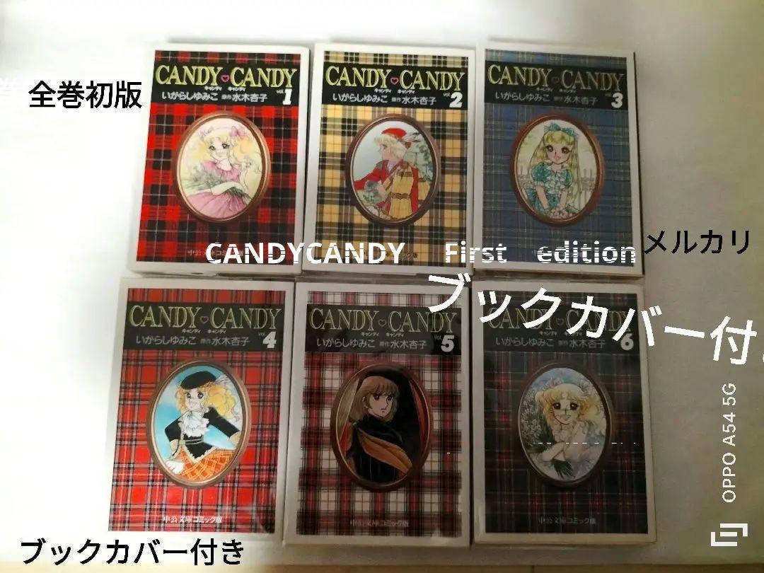 クリアブックカバー付き「キャンディ・キャンディ」文庫版●全巻セット 全巻初版キャンディキャンディ文庫版全巻 クリアブックカバー
