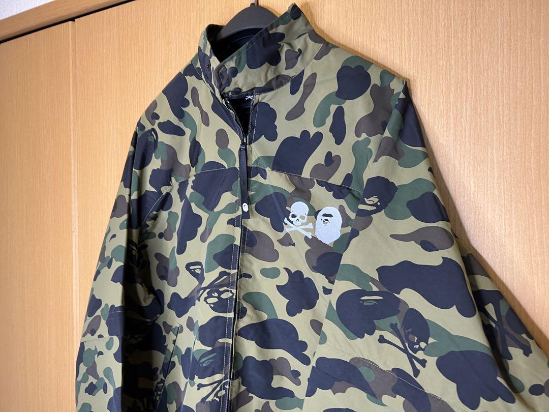 【 BAPE X MMJ 】1ST CAMO RAIN JACKET 6TH L