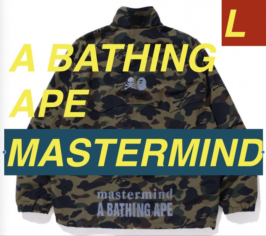 【 BAPE X MMJ 】1ST CAMO RAIN JACKET 6TH L