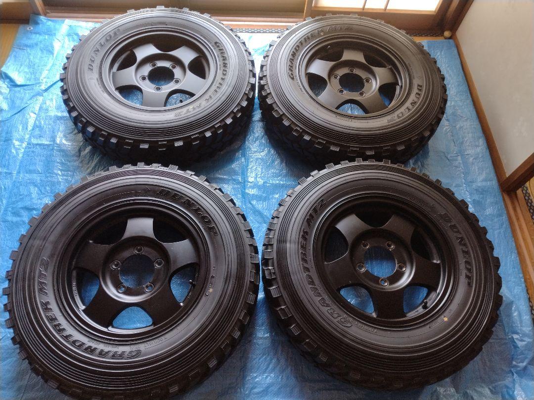 グラントレックMT2 7.00R16LT JA11純正アルミホイールセット