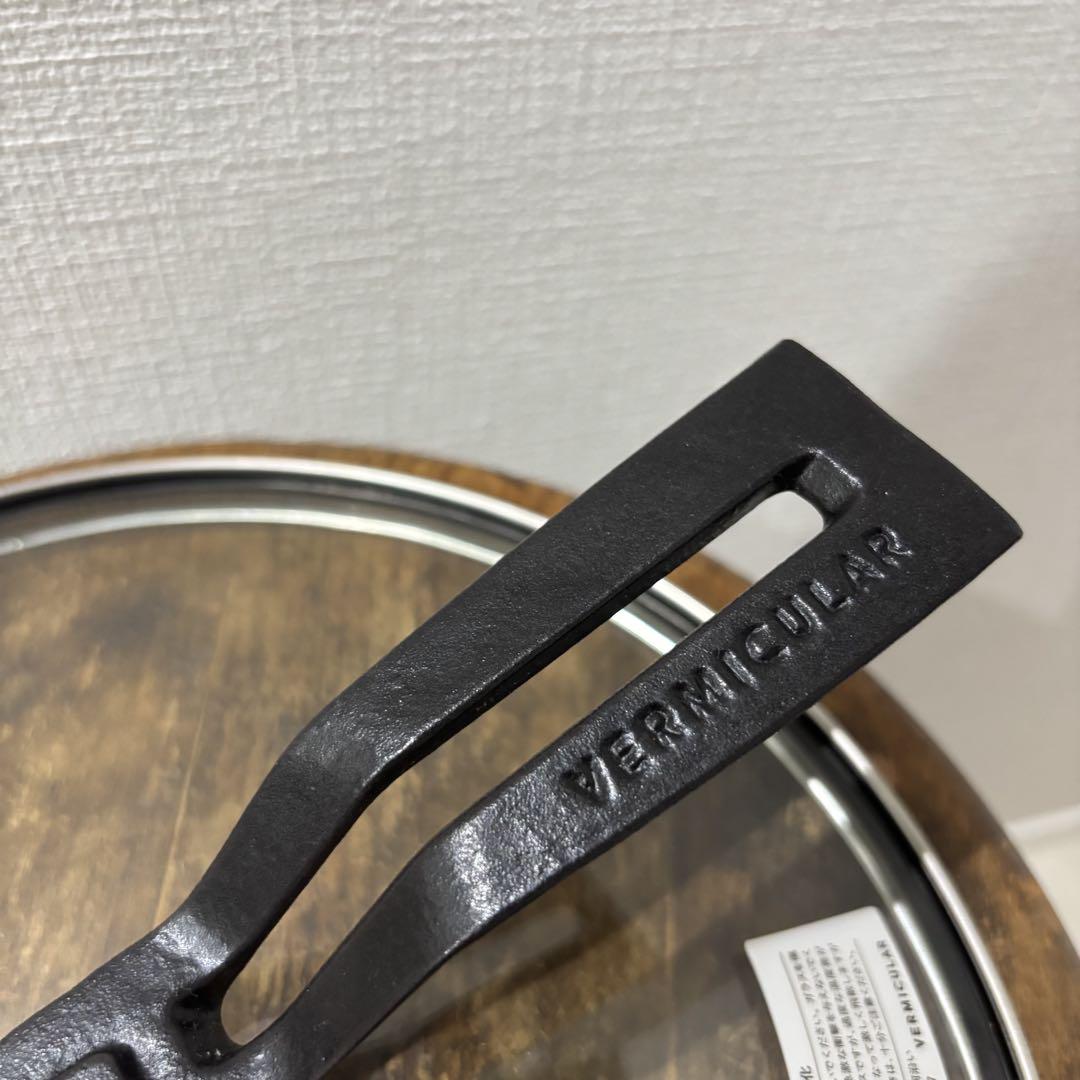 VERMICULAR FRYING PAN 蓋付き リッド 24cm 深型