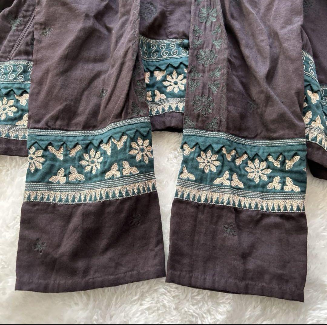 ISSEY MIYAKE HaaT ハート 刺繍 エンブロイダリー ブラウス