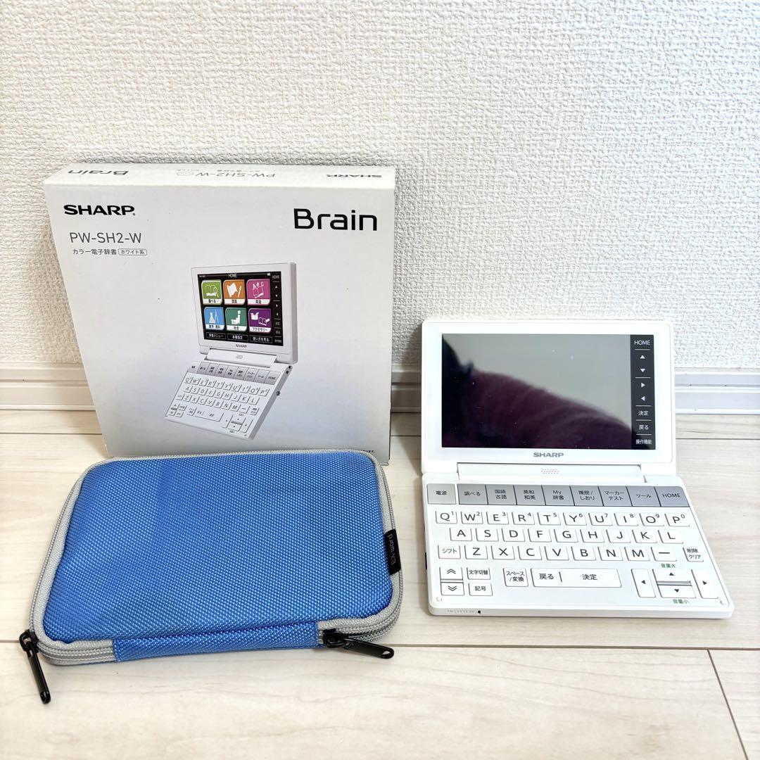 電子辞書 SHARP PW-SH2-W - メルカリ
