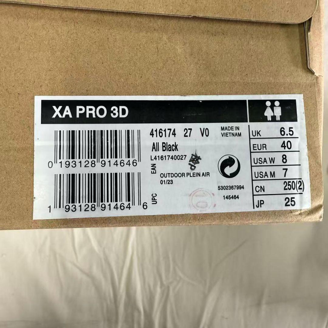 SALOMON スニーカー XA PRO 3D ブラック 25CM