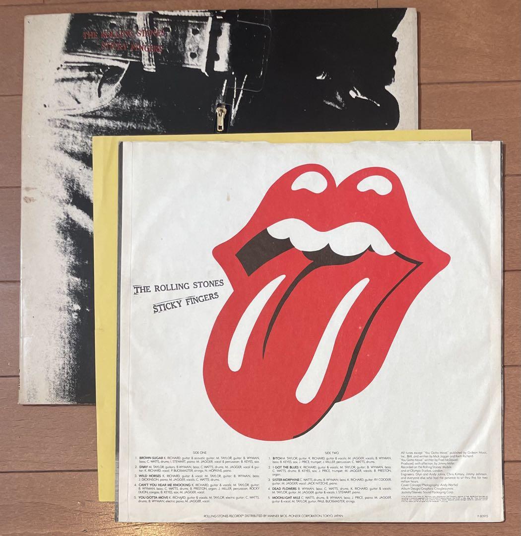 ローリング・ストーンズ　 STICKY FINGERS 国内盤初回ジッパーLP ローリング・ストーンズ STICKY FINGERS 国内盤初回ジッパーLP